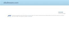 Desktop Screenshot of alkalinware.com