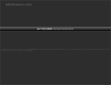 Tablet Screenshot of alkalinware.com
